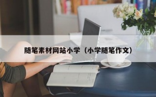 随笔素材网站小学（小学随笔作文）